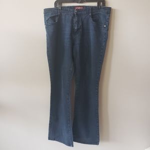 Boot cut plus size jeans